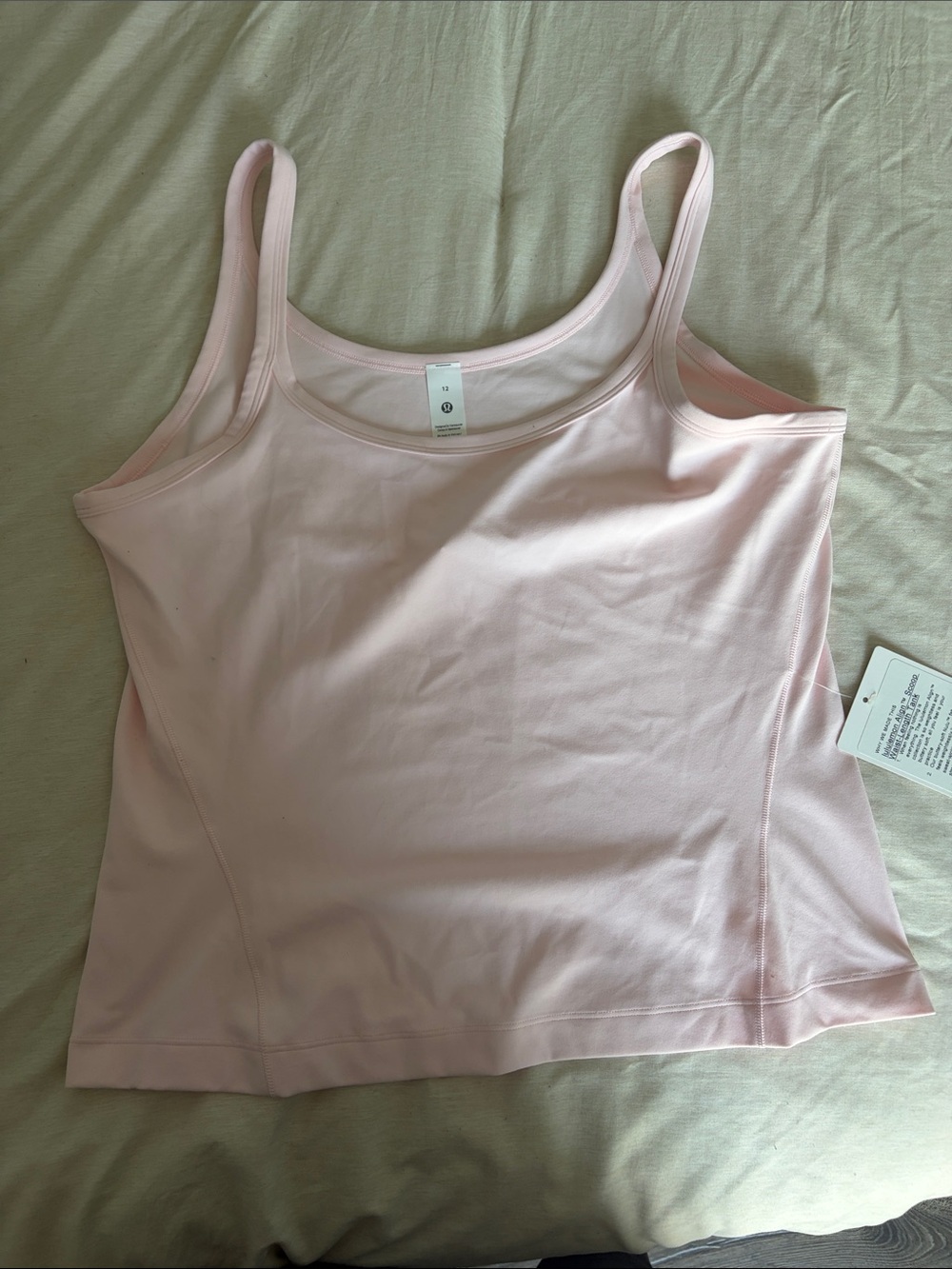 lululemon athletica Light Pink Scoop-Neck Camisole Tank